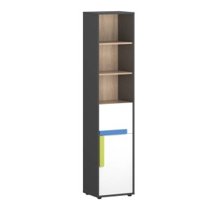 alpha-TO-ALEXSH1D-2524 ΡΑΦΙΕΡΑ ALEX 44X36X194ΕΚ ΓΡΑΦΙΤΗΣ-ΛΕΥΚΟ-ΣΟΝΟΜΑ