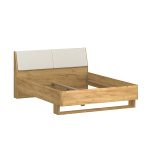alpha-TO-AVANTI160SET-13930 ΚΡΕΒΑΤΙ AVANTI ΔΙΠΛΟ ΣΕΤ 2ΤΜΧ ΜΕ ΠΑΤΩΜΑ ΧΡΥΣΟΣ ΔΡΥΣ-ΛΕΥΚΟ 160X200CM