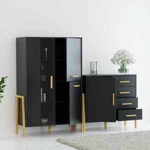 alpha-TO-BELLE1W2DANTHRACITE-13937 ΒΙΤΡΙΝΑ BELLE ΑΝΘΡΑΚΙ 102.5X41X152.5CM