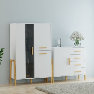 alpha-TO-BELLE1W2DWHITE-13940 ΒΙΤΡΙΝΑ BELLE ΛΕΥΚΟ 102.5X41X152.5CM