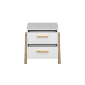 alpha-TO-BELLE2SWHITE-2957076 ΚΟΜΟΔΙΝΟ BELLE ΛΕΥΚΟ 50X41X49CM