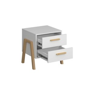 alpha-TO-BELLE2SWHITE-2957077 ΚΟΜΟΔΙΝΟ BELLE ΛΕΥΚΟ 50X41X49CM