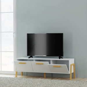 alpha-TO-BELLETV3KWHITE-13954 ΕΠΙΠΛΟ ΤΗΛΕΟΡΑΣΗΣ BELLE ΛΕΥΚΟ 149.5X41X49CM