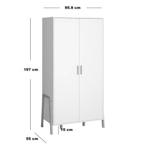 alpha-TO-BELLEW2DWHITE-2957084 ΝΤΟΥΛΑΠΑ BELLE ΛΕΥΚΟ 45.9X55X197CM