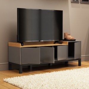 alpha-TO-BERILTV4D-17287 ΕΠΙΠΛΟ ΤΗΛΕΟΡΑΣΗΣ BERIL ΑΝΘΡΑΚΙ-ΧΡΥΣΟ ΔΡΥΣ 138.6X42X49.8CM