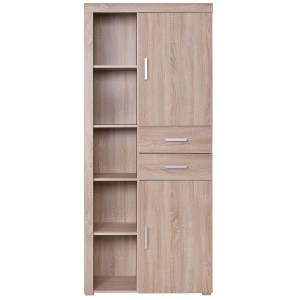 alpha-TO-DAMREG2D2S-2568 DAMIS 90.5X35X203ΕΚ ΝΤΟΥΛΑΠΑ ΡΑΦΙΕΡΑ ΜΕ ΣΥΡΤΑΡΙΑ SONOMA