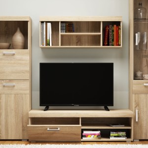 alpha-TO-DAMTV1K-16827 DAMIS ΕΠΙΠΛΟ TV 134X45X39ΕΚ ΜΕ MDF ΔΙΑΚΟΣΜΗΣΗ SONOMA