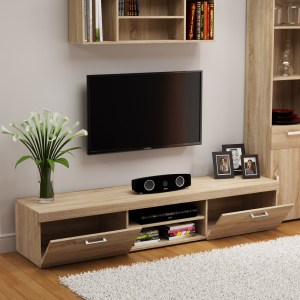 alpha-TO-DAMTV2K-16751 ΕΠΙΠΛΟ TV DAMIS 200X45X39ΕΚ ΜΕ MDF ΔΙΑΚΟΣΜΗΣΗ SONOMA