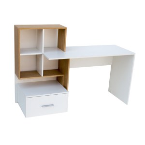 alpha-TO-DESKHO1S-16095 ΓΡΑΦΕΙΟ HO1S ΛΕΥΚΟ ΜΕ ΦΥΣΙΚΟ 149X50X105ΕΚ
