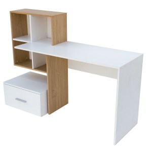 alpha-TO-DESKHO1S-16096 ΓΡΑΦΕΙΟ HO1S ΛΕΥΚΟ ΜΕ ΦΥΣΙΚΟ 149X50X105ΕΚ