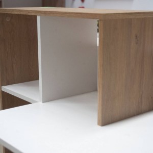 alpha-TO-DESKHO1S-16097 ΓΡΑΦΕΙΟ HO1S ΛΕΥΚΟ ΜΕ ΦΥΣΙΚΟ 149X50X105ΕΚ