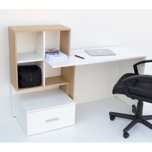 alpha-TO-DESKHO1S-2574 ΓΡΑΦΕΙΟ HO1S ΛΕΥΚΟ ΜΕ ΦΥΣΙΚΟ 149X50X105ΕΚ
