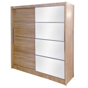alpha-TO-ILO180S-15269 ΝΤΟΥΛΑΠΑ ΔΙΦΥΛΛΗ ILONA SONOMA 180X61X215ΕΚ MDF