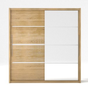 alpha-TO-ILO180S-15270 ΝΤΟΥΛΑΠΑ ΔΙΦΥΛΛΗ ILONA SONOMA 180X61X215ΕΚ MDF