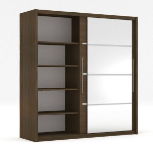 alpha-TO-ILO180W-19264 ΝΤΟΥΛΑΠΑ ΔΙΦΥΛΛΗ ILONA ΣΟΚΟΛΑ 180X61X216ΕΚ MDF