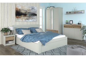 alpha-TO-KARIN160-2957841 ΚΡΕΒΑΤΙ KARIN ΔΙΠΛΟ CASHMERE ΧΩΡΙΣ ΠΑΤΩΜΑ 160X200CM
