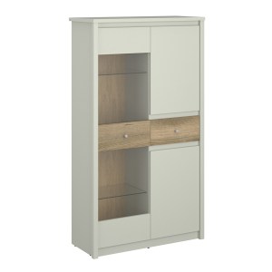 alpha-TO-KARWIT2D1W1S-14833 ΒΙΤΡΙΝΑ KARIN CASHMERE-EVOKE OAK 86X36.5X153CM