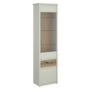 alpha-TO-KARWITWYS1D1W1S-14832 ΒΙΤΡΙΝΑ KARIN CASHMERE-EVOKE OAK 56X36.5X210.5CM