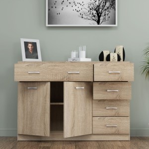 alpha-TO-KOM2D5S-16747 ΜΠΟΥΦΕΣ ΚΟΜ2D5S 120X33X85ΕΚ SONOMA