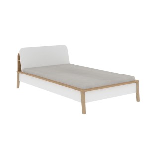 alpha-TO-NEPTUNE120BED-2670 ΚΡΕΒΑΤΙ NEPTUNE ΗΜΙΔΙΠΛΟ ΧΩΡΙΣ ΠΑΤΩΜΑ ΛΕΥΚΟ-ΣΟΝΟΜΑ 120X200CM