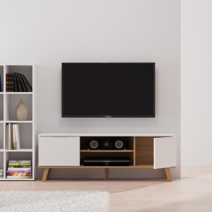 alpha-TO-NEPTUNE2DTV-2673 ΕΠΙΠΛΟ TV NEPTUNE ΛΕΥΚΟ-ΣΟΝΟΜΑ 138X40X49CM