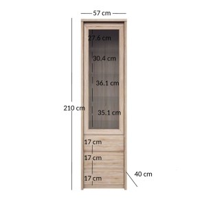 alpha-TO-NORT1W3S-1348903 ΒΙΤΡΙΝΑ NORTON ΜΟΝΟΦΥΛΛΗ 57X40X210ΕΚ ΣΟΝΟΜΑ ΓΥΑΛΙΝΗ ΠΟΡΤΑ