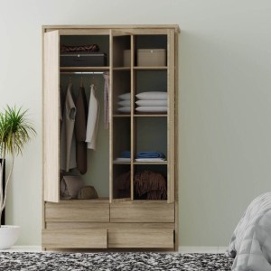 alpha-TO-NORT3D4S-14023 ΝΤΟΥΛΑΠΑ ΤΡΙΦΥΛΛΗ NORTON SONOMA  127X60X210ΕΚ