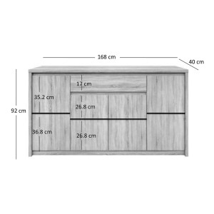 alpha-TO-NORTKOM4D1S-1364018 NORTON ΜΠΟΥΦΕΣ 168X40X91.5ΕΚ SONOMA