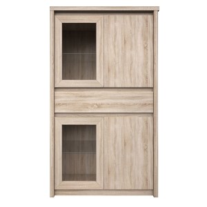 alpha-TO-NORWIT2D2W1S-16642 ΒΙΤΡΙΝΑ NORTON ΤΕΤΡΑΦΥΛΛΗ 87X40X153.5ΕΚ ΜΕ ΣΥΡΤΑΡΙ ΣΟΝΟΜΑ ΦΥΣΙΚΟ