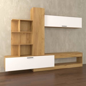alpha-TO-OMELA-15021 ΣΥΝΘΕΣΗ ΤΗΛΕΟΡΑΣΗΣ OMELA 260X42X193ΕΚ ΧΡΥΣΟΣ ΔΡΥΣ ΜΕ ΛΕΥΚΟ