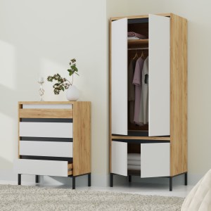 alpha-TO-PALMOR4S-15438 ΣΥΡΤΑΡΙΕΡΑ PALMOR ΧΡΥΣΟ ΔΡΥΣ-ΛΕΥΚΟ 77X40X101CM