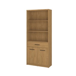 alpha-TO-PAVI2D1S-84-14611 ΒΙΒΛΙΟΘΗΚΗ PAVI ΒΕΛΑΝΙΔΙΑ 84.3X33.8X197.2CM