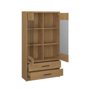alpha-TO-PAVI2W2S-2956412 ΒΙΤΡΙΝΑ PAVI ΒΕΛΑΝΙΔΙΑ ΜΕ 2 ΣΥΡΤΑΡΙΑ 84.3X33.8X156.4CM