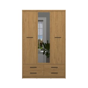 alpha-TO-PAVI3D4S-2956443 ΝΤΟΥΛΑΠΑ ΤΡΙΦΥΛΛΗ ΜΕ ΚΑΘΡΕΦΤΗ PAVI ΒΕΛΑΝΙΔΙΑ 124.6X55.1X197.2CM