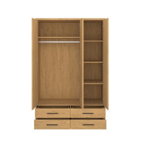 alpha-TO-PAVI3D4S-2956444 ΝΤΟΥΛΑΠΑ ΤΡΙΦΥΛΛΗ ΜΕ ΚΑΘΡΕΦΤΗ PAVI ΒΕΛΑΝΙΔΙΑ 124.6X55.1X197.2CM