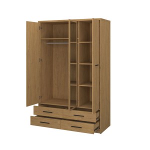 alpha-TO-PAVI3D4S-2956446 ΝΤΟΥΛΑΠΑ ΤΡΙΦΥΛΛΗ ΜΕ ΚΑΘΡΕΦΤΗ PAVI ΒΕΛΑΝΙΔΙΑ 124.6X55.1X197.2CM