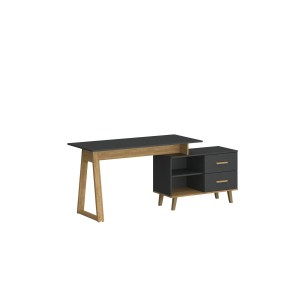 alpha-TO-PLUTONSET3-13729 ΣΥΝΘΕΣΗ ΓΡΑΦΕΙΟΥ PLUTON SET 3 (ΣΕΤ 2ΤΜΧ) ΑΝΘΡΑΚΙ-ΧΡΥΣΟ ΔΡΥΣ