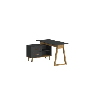 alpha-TO-PLUTONSET3-2693459 ΣΥΝΘΕΣΗ ΓΡΑΦΕΙΟΥ PLUTON SET 3 (ΣΕΤ 2ΤΜΧ) ΑΝΘΡΑΚΙ-ΧΡΥΣΟ ΔΡΥΣ