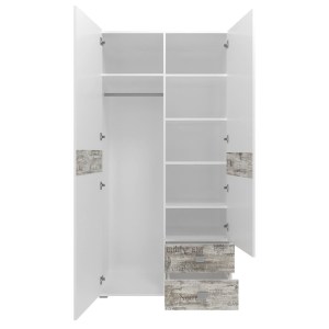 alpha-TO-PUMP2D2S-16833 ΝΤΟΥΛΑΠΑ ΔΙΦΥΛΛΗ PUMP 100X56X198 ΛΕΥΚΟ-ΛΕΥΚΟ ΑΝΤΙΚΕ