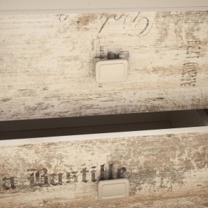 alpha-TO-PUMP2S-16598 ΚΟΜΟΔΙΝΟ PUMP 45X41X43CM ΛΕΥΚΟ ΜΕ ΜΟΝΤΕΡΝΑ ΔΙΑΚΟΣΜΗΣΗ