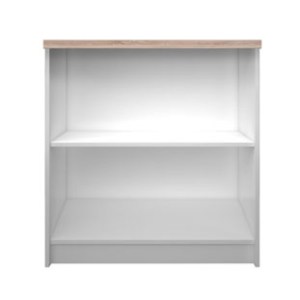 alpha-TO-REG80-85W-2940 ΒΙΒΛΙΟΘΗΚΗ REG 80X33X85CM ΛΕΥΚΗ-ΣΟΝΟΜΑ ΧΑΜΗΛΗ