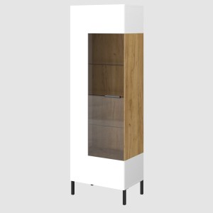 alpha-TO-SANT1WHIGHWH-3898 ΒΙΤΡΙΝΑ SANTES ΧΡΥΣΟ ΔΡΥΣ-ΛΕΥΚΟ 64.2X42X197.5CM