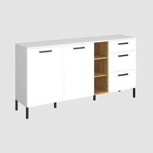 alpha-TO-SANT2D3SWH-18602 ΜΠΟΥΦΕΣ SANTES ΧΡΥΣΟ ΔΡΥΣ-ΛΕΥΚΟ 180X42X92.5CM