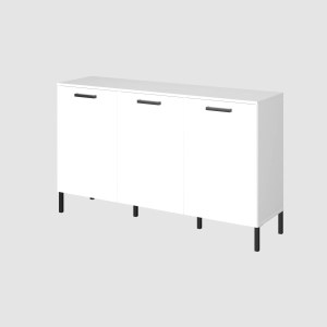 alpha-TO-SANT3DWH-18604 ΜΠΟΥΦΕΣ SANTES ΛΕΥΚΟΣ 155X42X92.5CM