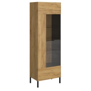 alpha-TO-SANTES1WHIGH-14066 ΒΙΤΡΙΝΑ SANTES ΧΡΥΣΟ ΔΡΥΣ 64.2X42X197.5CM