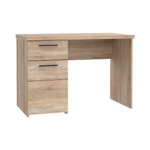 alpha-TO-SOLO1D1S-16132 ΓΡΑΦΕΙΟ SOLO 110 SONOMA ΜΕ WENGE ΚΑΙ MDF ΚΑΜΠΥΛΩΤΟ ΤΕΛΕΙΩΜΑ ΣΤΙΣ ΠΟΡΤΕΣ  110X60X76ΕΚ
