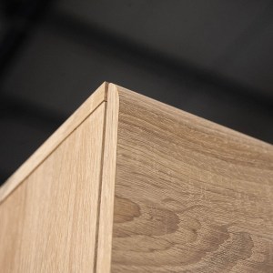 alpha-TO-SOLO1W-14455 ΒΙΤΡΙΝΑ ΜΟΝΟΦΥΛΛΗ SOLO 1W 65X35X109CM SONOMA WENGE ΚΑΙ MDF ΚΑΜΠΥΛΩΤΟ ΤΕΛΕΙΩΜΑ ΣΤΗΝ ΠΟΡΤΑ