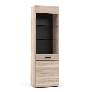 alpha-TO-SOLO1WHIGH-2989 ΒΙΤΡΙΝΑ ΜΟΝΟΦΥΛΛΗ SOLO 60X41X197CM SONOMA ΜΕ ΛΕΠΤΟΜΕΡΕΙΕΣ WENGE