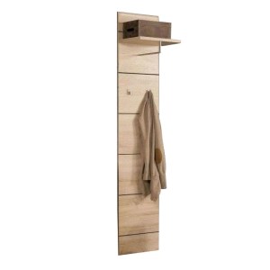 alpha-TO-SOLOHANG-3006 ΚΡΕΜΑΣΤΡΑ SOLO 40X30X194CM SONOMA ΜΕ ΛΕΠΤΟΜΕΡΕΙΕΣ WENGE ΚΑΙ MDF ΚΑΜΠΥΛΩΤΟ ΤΕΛΕΙΩΜΑ