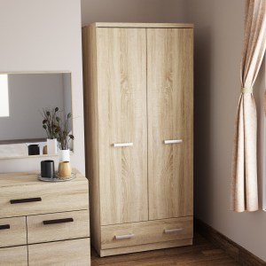 alpha-TO-SZF2D1S-16396 ΝΤΟΥΛΑΠΑ ΔΙΦΥΛΛΗ TOP MIX SONOMA 80X57X183CM